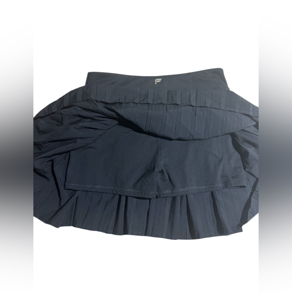 Fabletics Hot Shot Pleated Skirt Classic Mini Black Size Large Tennis Skort - Picture 4 of 6